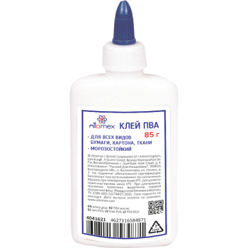 Клей ПВА 'Attomex' морозоустойчивый (5 циклов) 085 г, с дозатором, 4041621