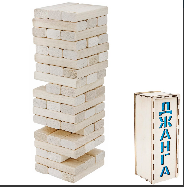 Игра ДЖАНГА ЛЮКС, в картонной коробке, 4607155196914