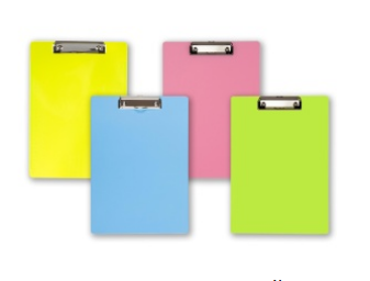 ПЛАНШЕТ ПЛАСТИКОВЫЙ А4 С МЕТАЛЛИЧЕСКИМ ДЕРЖАТЕЛЕМ, AR-1044/1042  