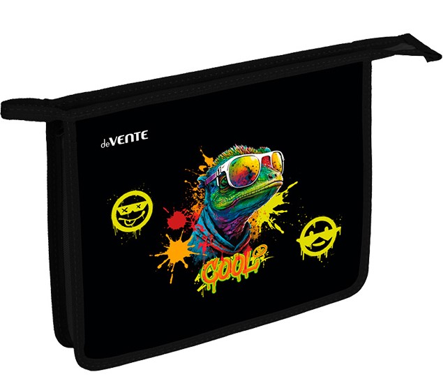Папка для тетрадей 'deVENTE. Cool Lizard' A5 (240x198x45 мм) с текстильным, 8053592