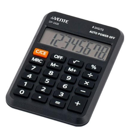 Калькулятор карманный 'deVENTE' DP-1608, 58x88x11 мм, 8 разрядный, 4030304