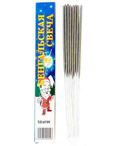 Бенгальские огни 25 см (10 шт;уп), TKF25;FS-2