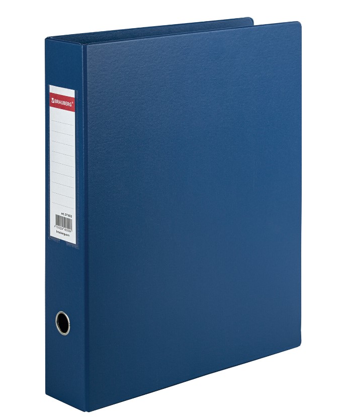 Папка-регистратор БОЛЬШОГО ФОРМАТА А3, 70 мм, синяя, BRAUBERG, 271832