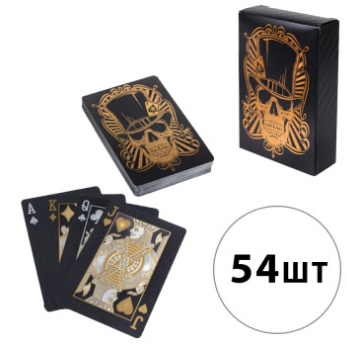 Карты игральные покерные, (54 шт/уп), K-32395