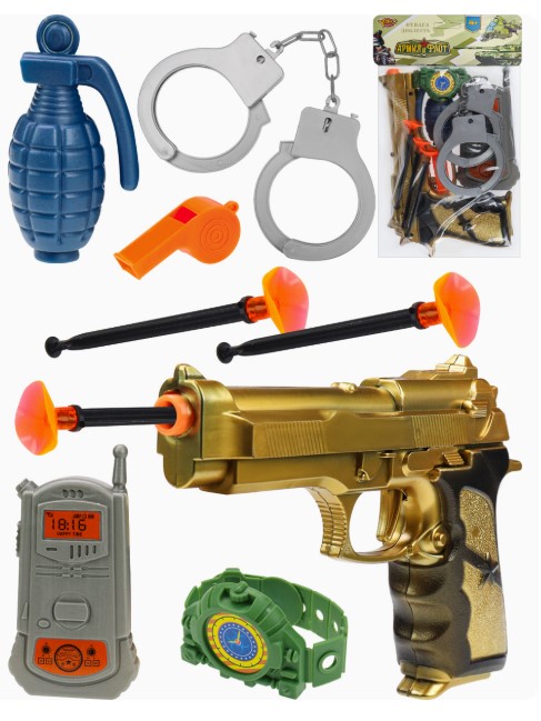 Игровой набор, Полиция, (9 предметов,в пакете), Y7718473