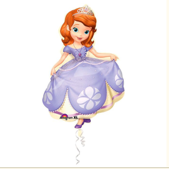 шар фольга A 45 Фигура София Прекрасная в упаковке / Sofia P38 / 1 шт / 2753102-Р