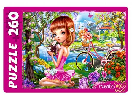 Пазл 260 эл. Рыжий Кот 'Балерина в сказочном мире №2', 330х240мм., 4х3см., ПУ260-2465