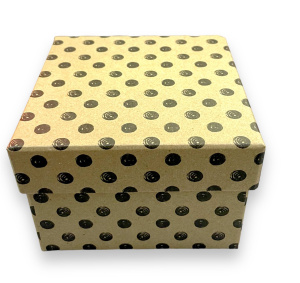 Коробка подарочная "Голубая цветы", 13х13х9 см.