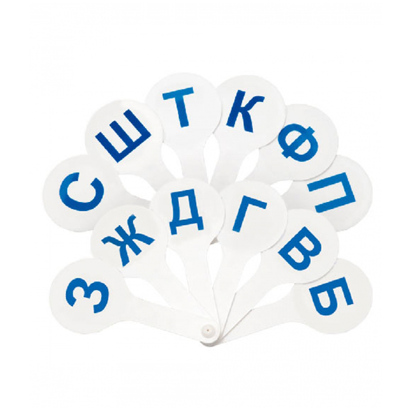 Веер 'Согласные буквы' Darysh DV-2767