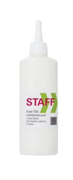 Клей ПВА универсальный, STAFF, 85 грамм, 220365