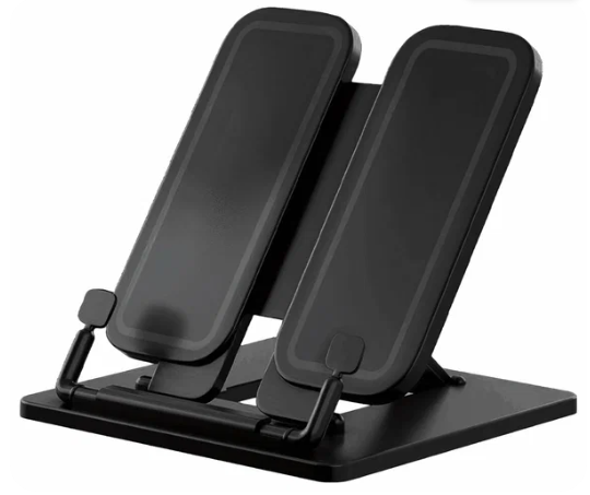 Подставка для книг, цветная ПРЕМИУМ 2, ЧЕРНАЯ, П-15