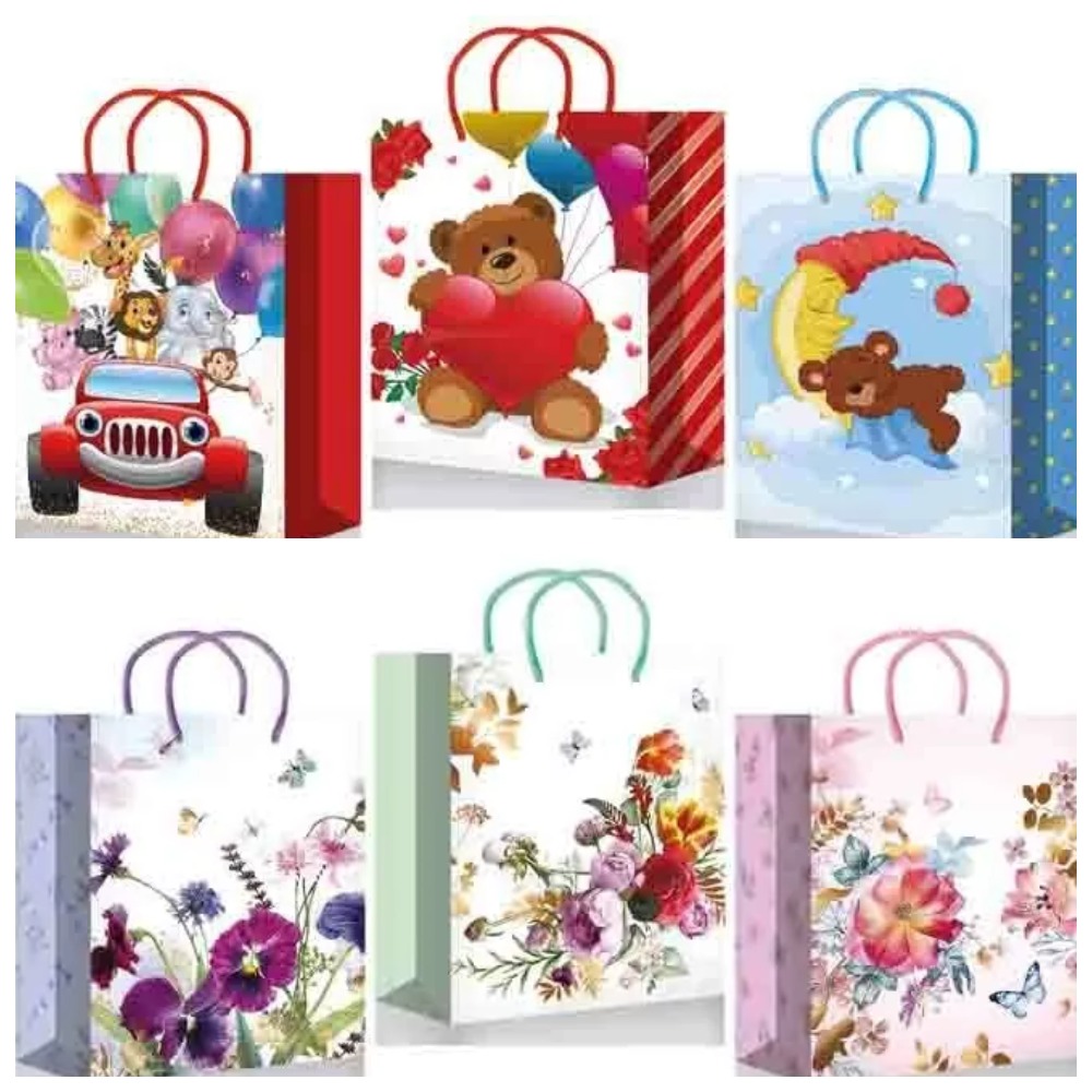 Пакет подарочный ламинированный , 324х445х102 , mix XL, XL-571;XL-577;XL540;515;576;567;569;516;512