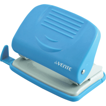 Дырокол 'deVENTE.Neon' (20 листов), неоновый голубой, 4020328