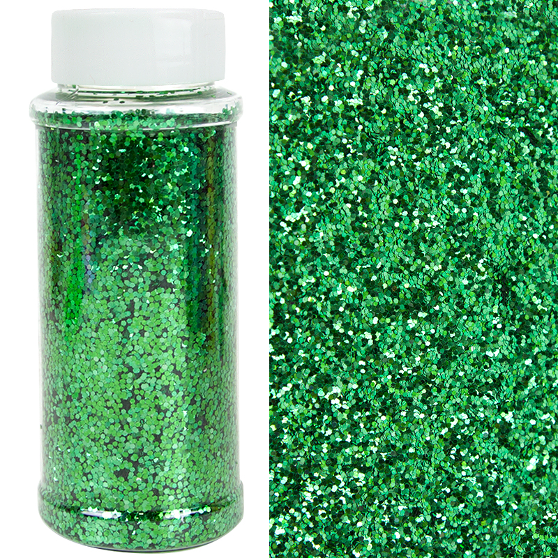 Конфетти в баночке Шестиугольники 'Зеленый' фольга, 90г., 521334