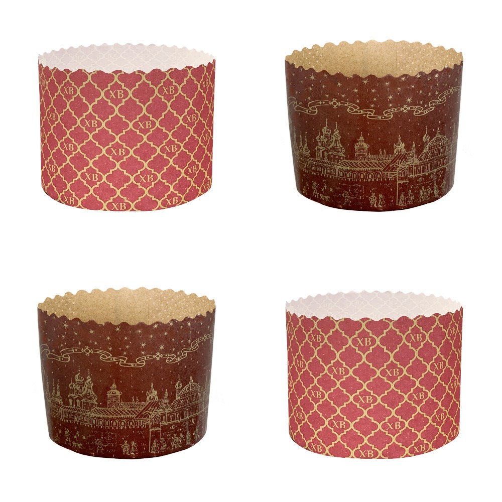 Форма для куличей 134;90 ХВ ЗОЛОТО;КРАСНАЯ ХВ