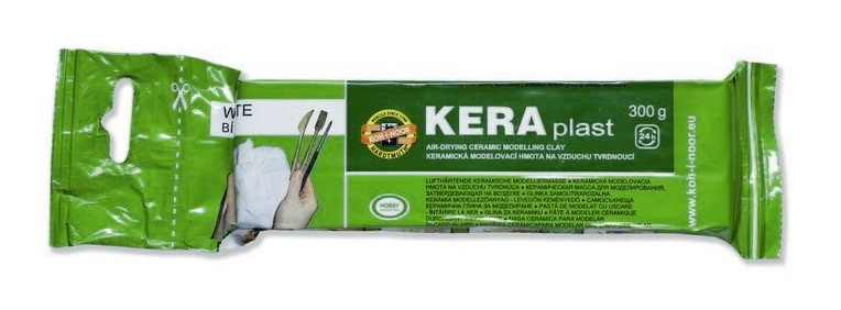 Масса для моделирования керамическая Koh-i-Noor 'Керапласт' 300 г., затвердевающая, белая, 0131708