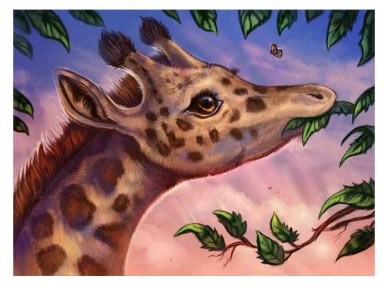 Алмазная мозайка Жираф (25х30 см), М-11521