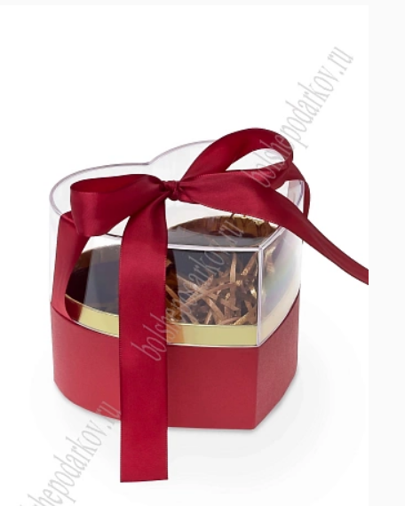 Коробка с наполнителем 14х13х11 см (SF-7940) бордовый №6, 604-820