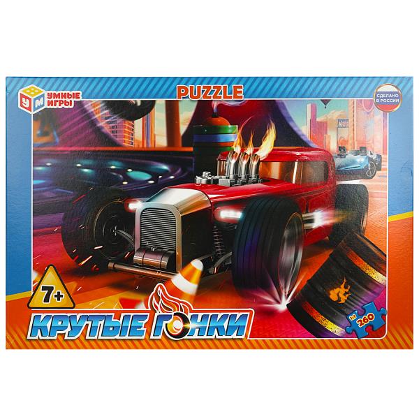 Пазл классический в коробке. 260 деталей, Крутые гонки, 285х190х33 мм, 357964