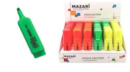 Текстовыделитель TERNO, 4 цвета (желтый, зеленый, оранжевый, розовый), M-4594