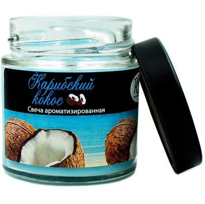 Свеча в банке РСМ, КОКОС, 25ч, 3312011