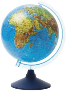 Глобус Земли Физический (250 мм.Классик Евро), Ke012500186