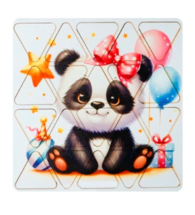 Пазлы малые 'ПАНДА', 20х20 см, 4-607-155-19964-9