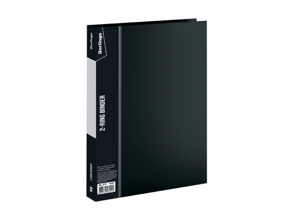 Папка на 2-мя прижимами Berlingo Standart 17 мм , 700 мкм , черная, ACp_02001